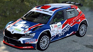 Kalle Rovanperӓ Skoda Fabia R5